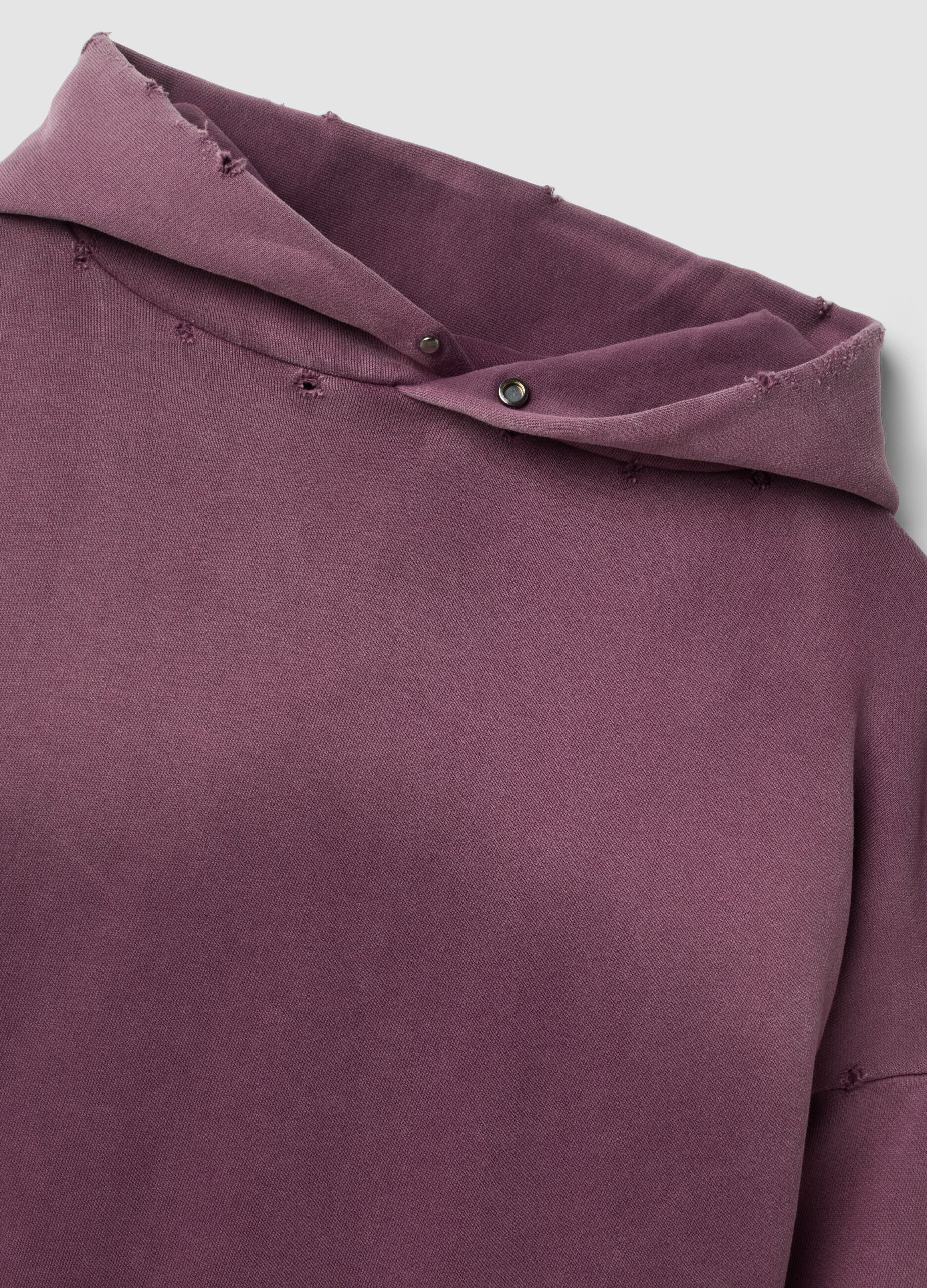 Hoodie Sunfaded Wine