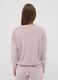 Purple stretch jersey pyjama sweatshirt with star print_3