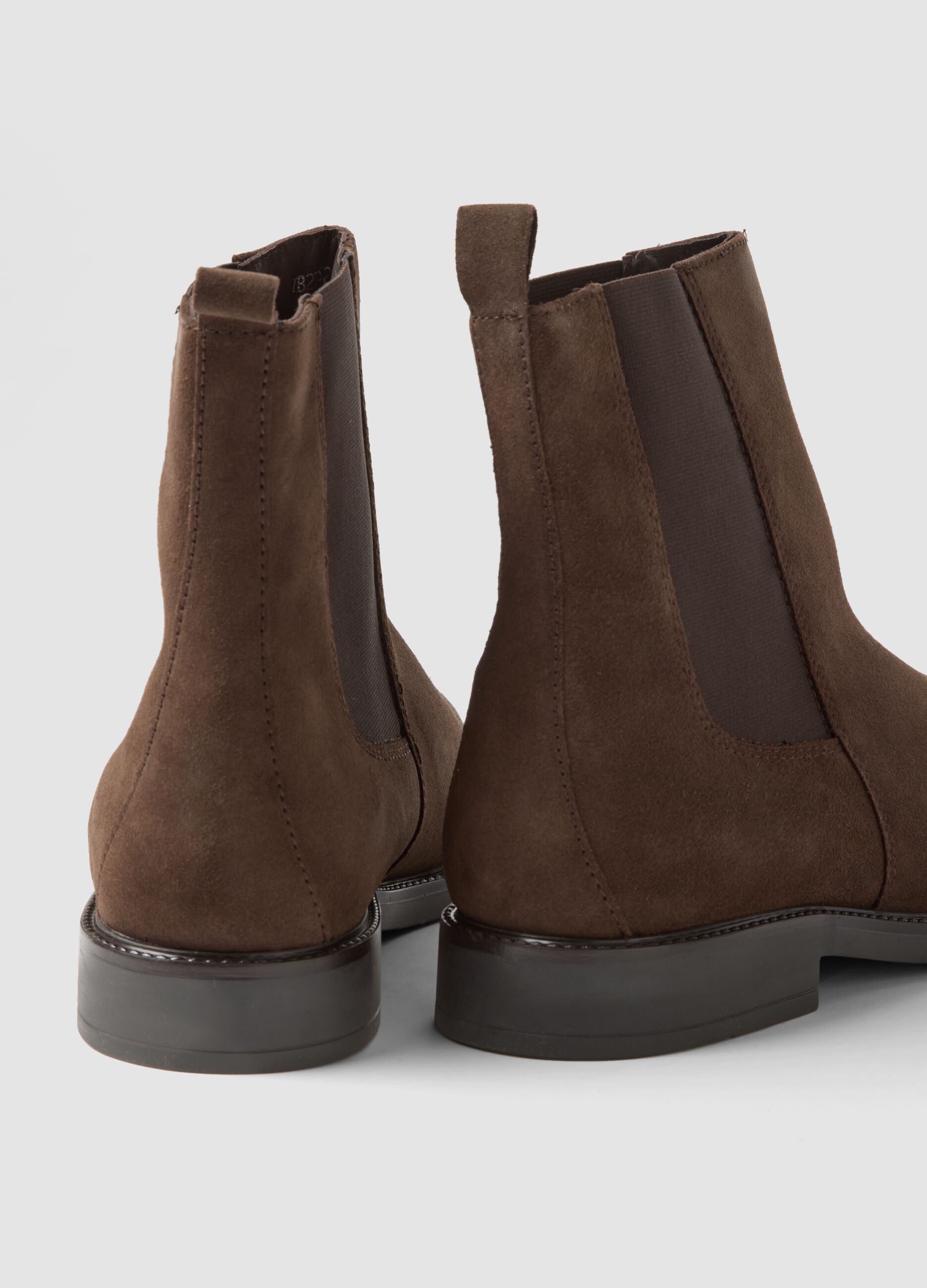 Chelsea boots marroni in vera pelle