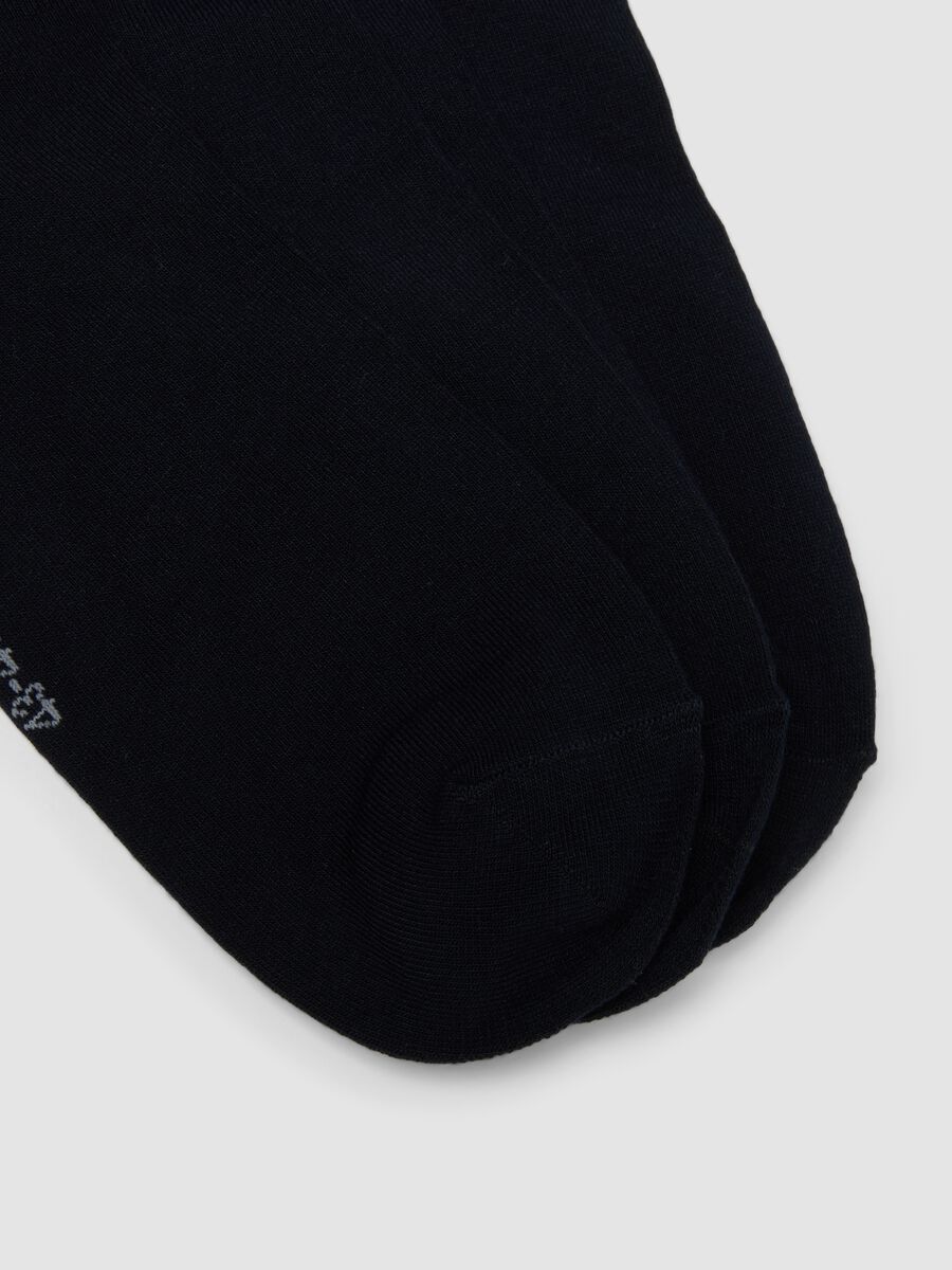 Three-pack of blue stretch sports socks_1