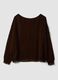 Brown regular-fit wool-blend jumper with contrast trims_2