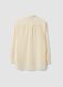 Camicia beige in pura seta con colletto classico regular fit_2