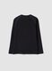 Black pure cotton PlayStation-themed T-shirt, relaxed fit_1