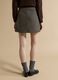 Multicoloured checked wool and viscose-blend skirt_3