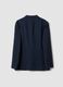 Blue lined stretch-viscose blazer_2