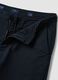 Blue regular-fit stretch cotton chino trousers_5