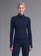 Blue fitted full-zip in stretch fabric ALTAVIA STUDIO_2
