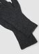 Guanti grigi in puro cashmere a costine_2