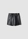 Shorts neri con pieghe_4