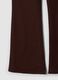 Leggings marroni flare in tessuto elasticizzato traspirante ALTAVIA STUDIO_8