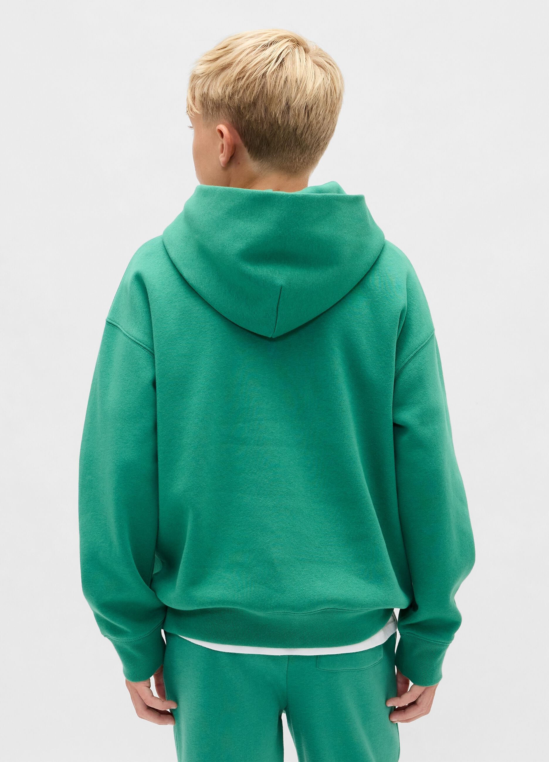 Green hoodie for kids