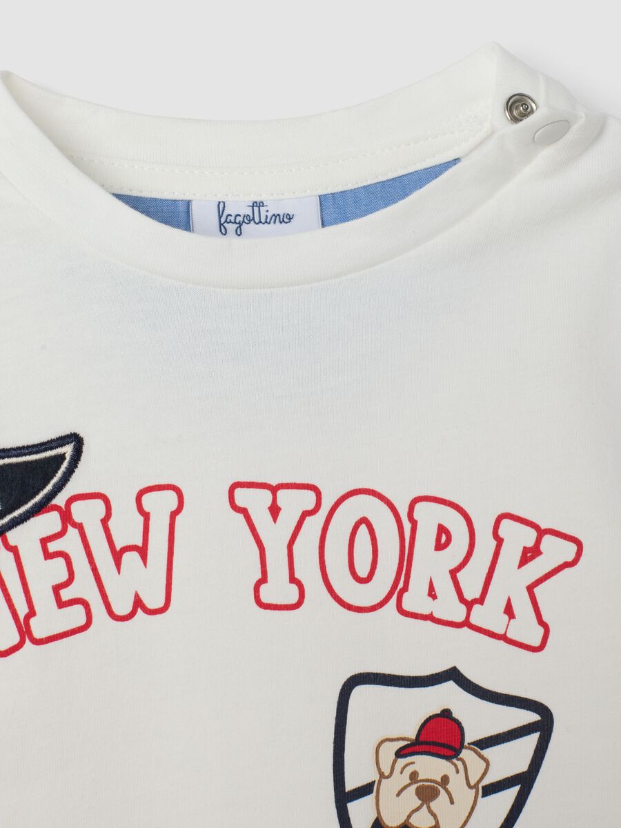 Off-white organic cotton crew-neck T-shirt_2