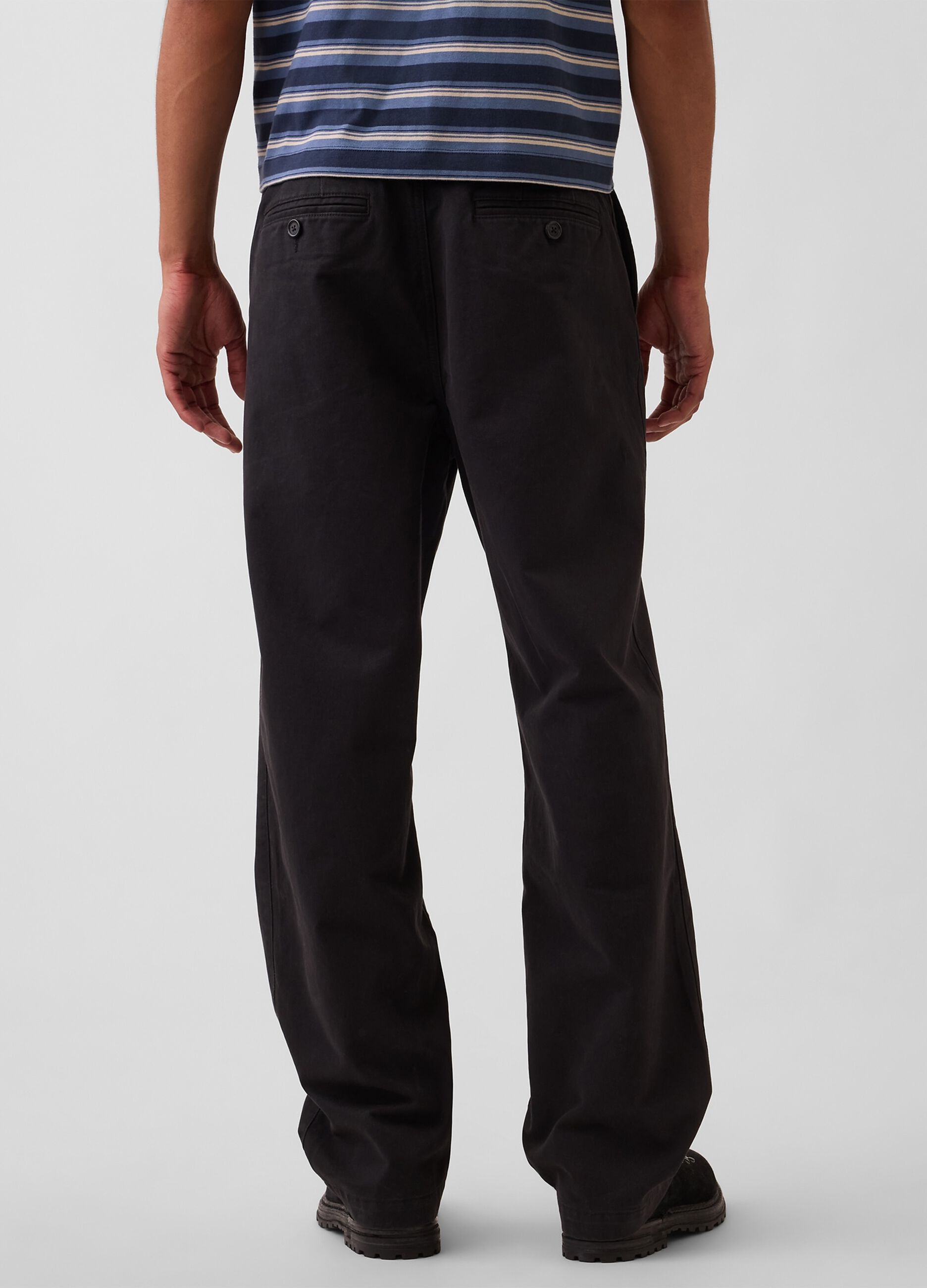 Pantaloni neri in puro cotone