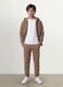 Beige organic cotton joggers_0