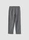 Grey regular-fit trousers with chevron pattern_6