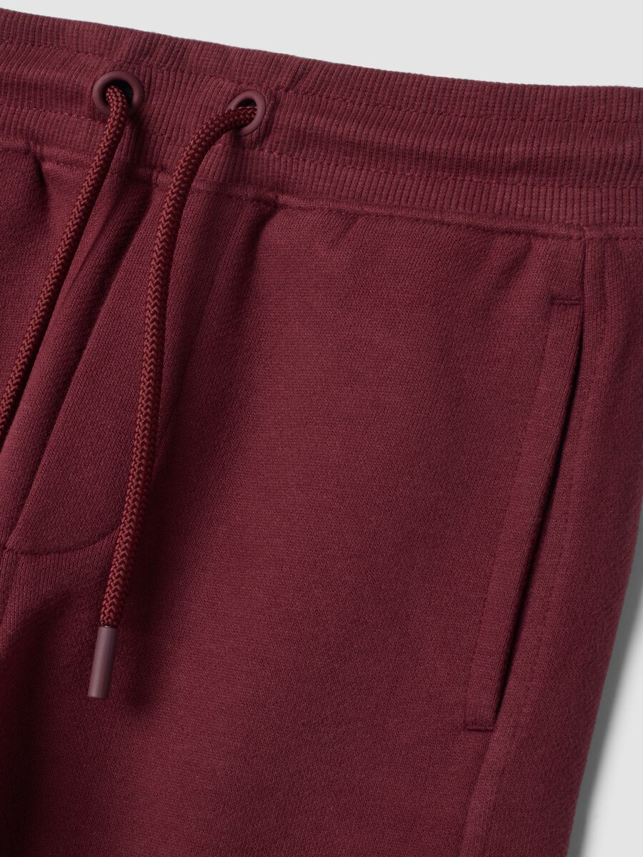 Brown relaxed-fit joggers in 100% organic cotton_2