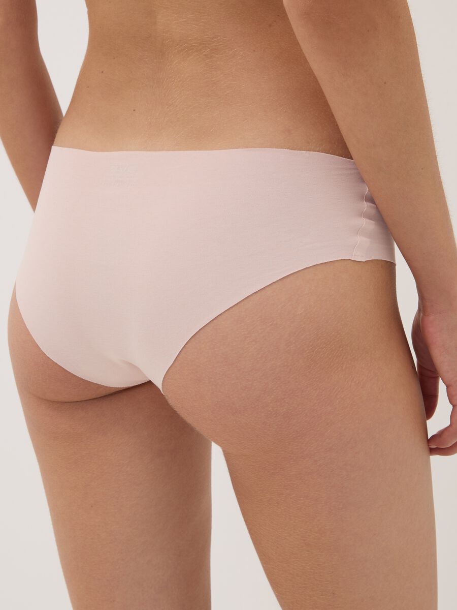 Slip hipster rosa in cotone organico elasticizzato_3