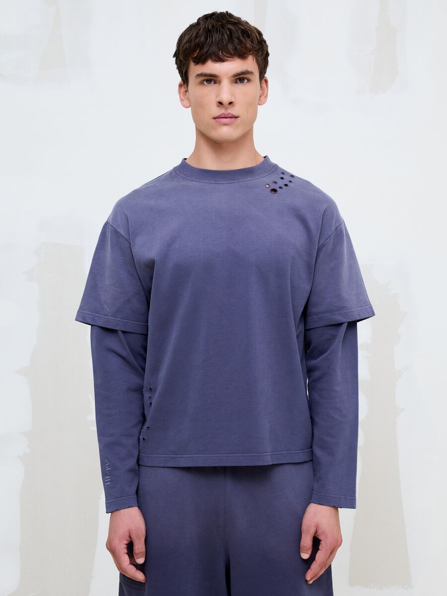 Double Long Sleeve Sunfaded Twilight_3