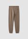 Pantaloni jogger grigi in puro cotone organico_2