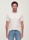 تي شيرت The Iconic Tee أبيض من قطن خالص بأكمام قصيرة وقصّة عادية_0