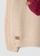Pink crew-neck stretch top with Winnie the Pooh embroidery_2