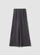 Grey wide-leg stretch modal trousers ALTAVIA STUDIO_5