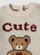 Beige stretch jersey crew-neck top_2