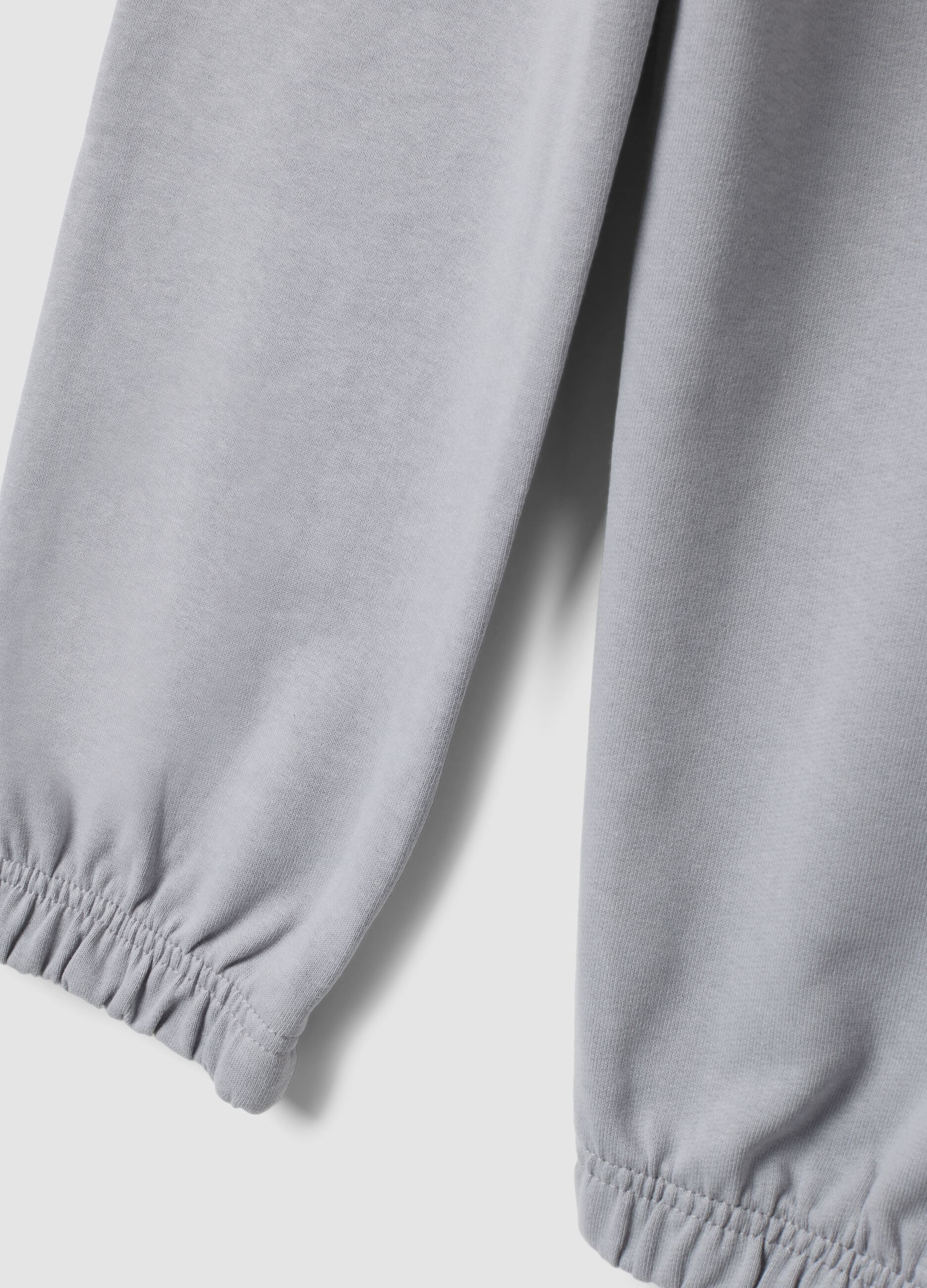 Grey cotton-blend joggers