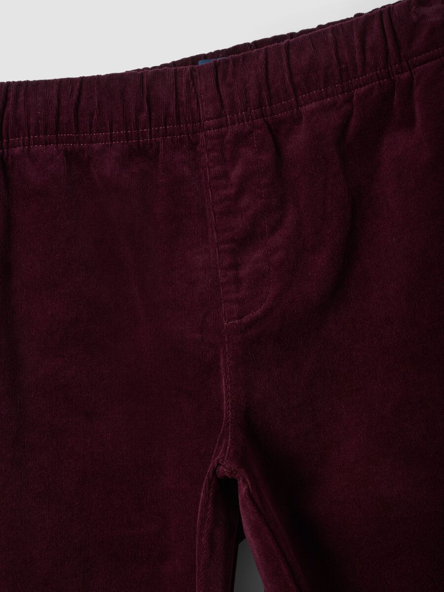 Purple stretch-cotton wide-leg trousers_1