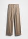 Beige Stretch Fabric Trousers_6