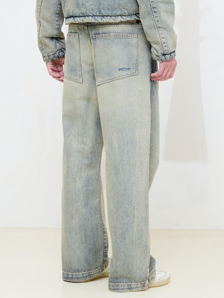 Vintage Light Blue Wide-Leg Denim_3