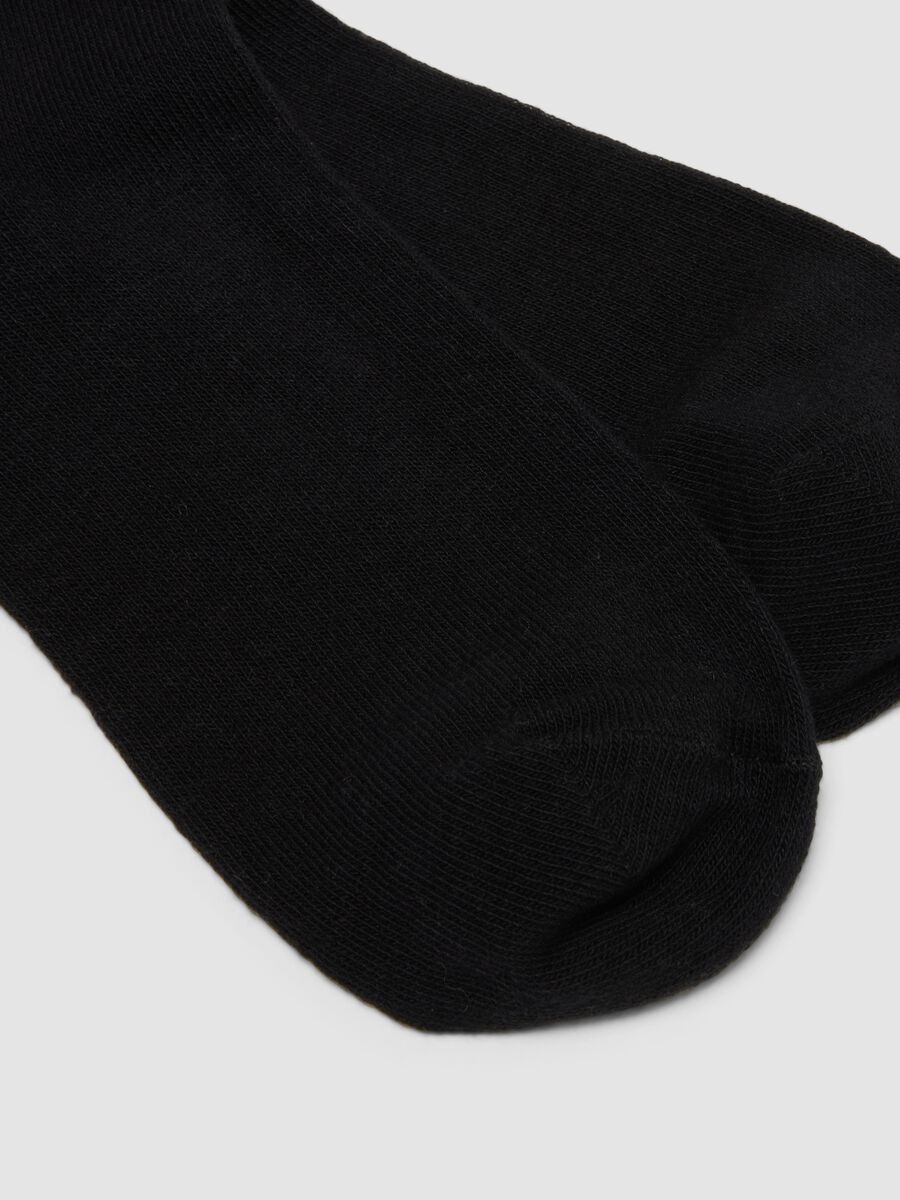 2-pack of grey and black organic cotton-blend socks_2