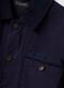 Blue pure cotton regular-fit shacket with zip_5