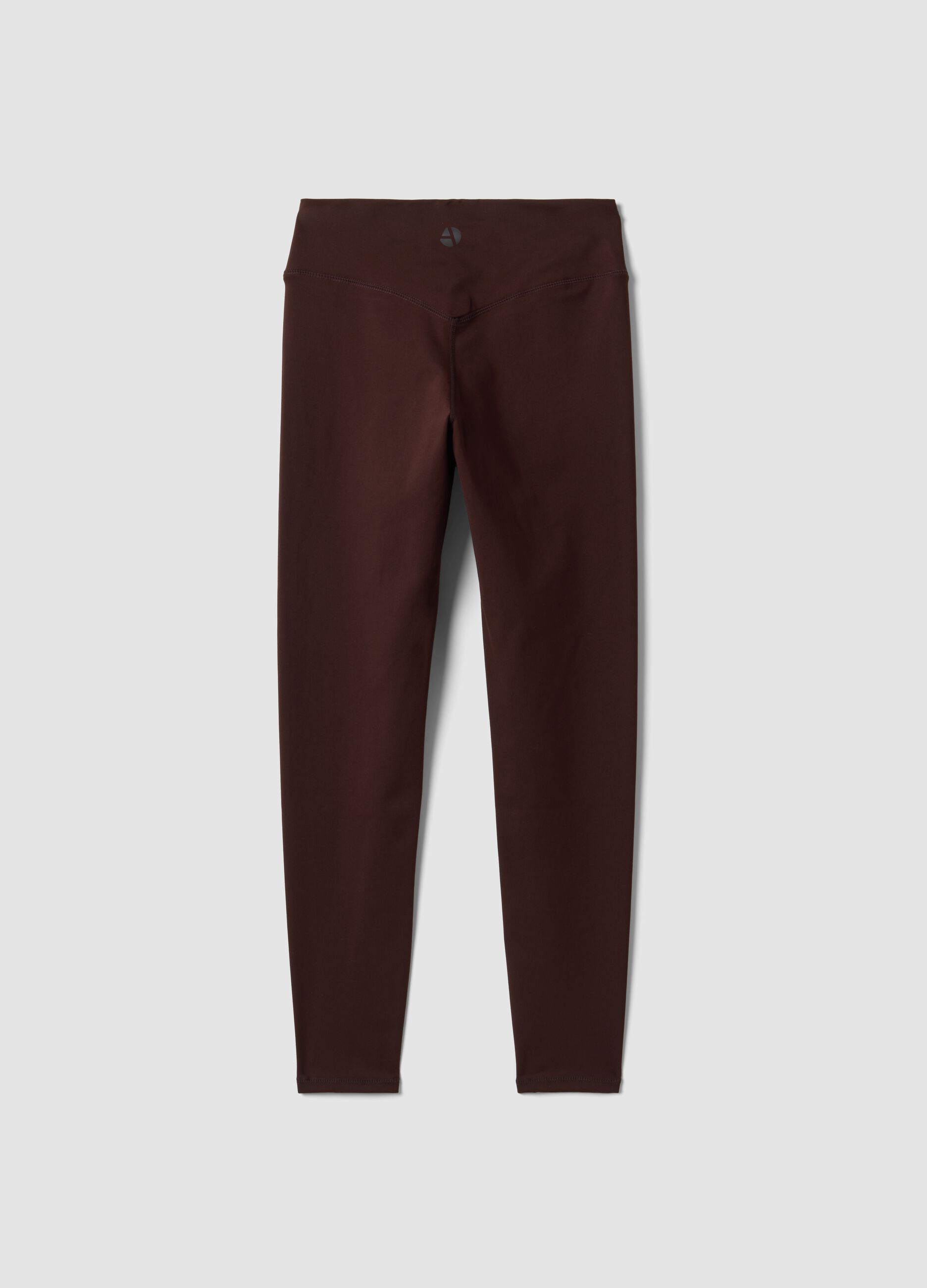 Brown high-waisted breathable stretch leggings ALTAVIA STUDIO