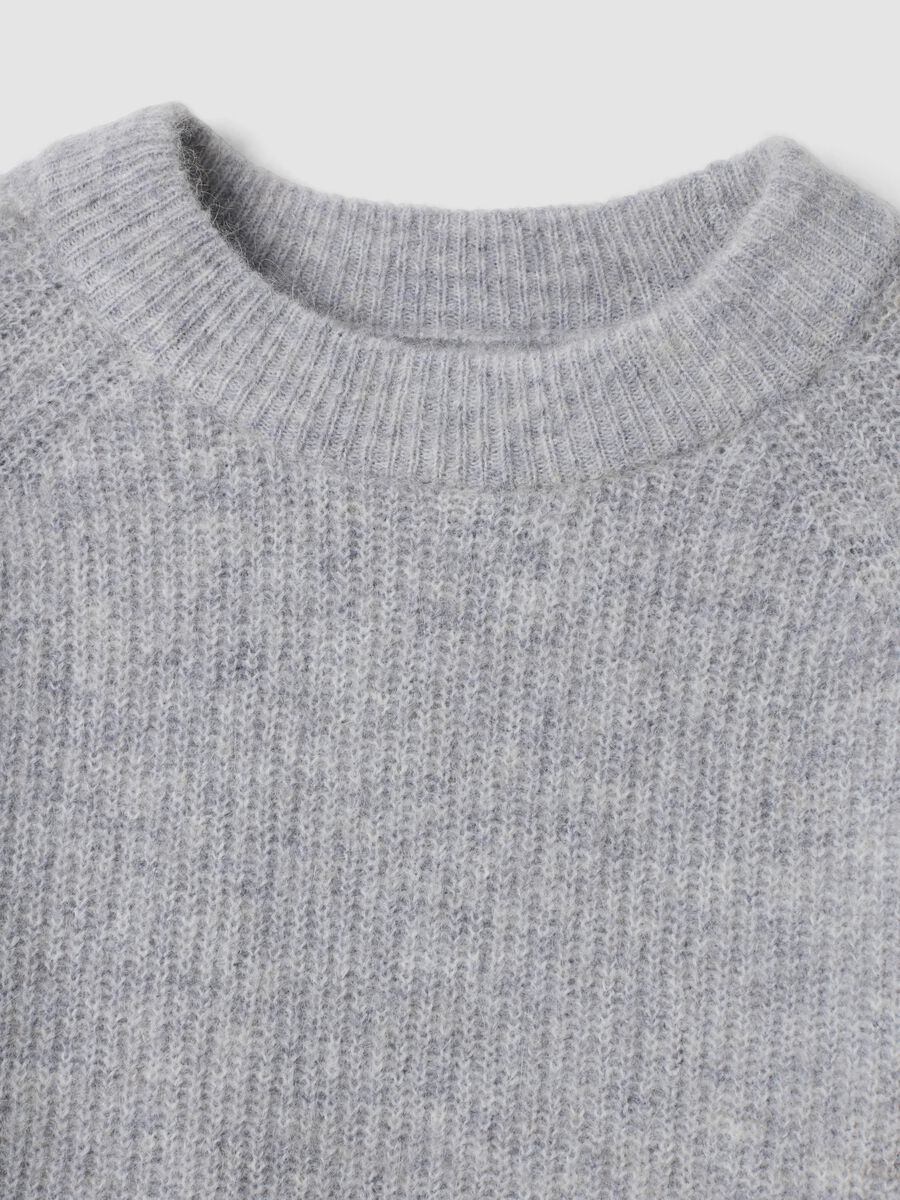 Grey stretch wool and alpaca crew-neck jumper_5