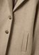 Camel regular-fit coat with lapels and buttons_5