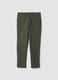 Pantaloni chino grigi in cotone e modal elasticizzato_0