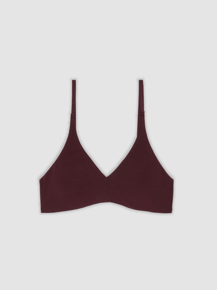 Reggiseno a triangolo viola in cotone organico elasticizzato_4