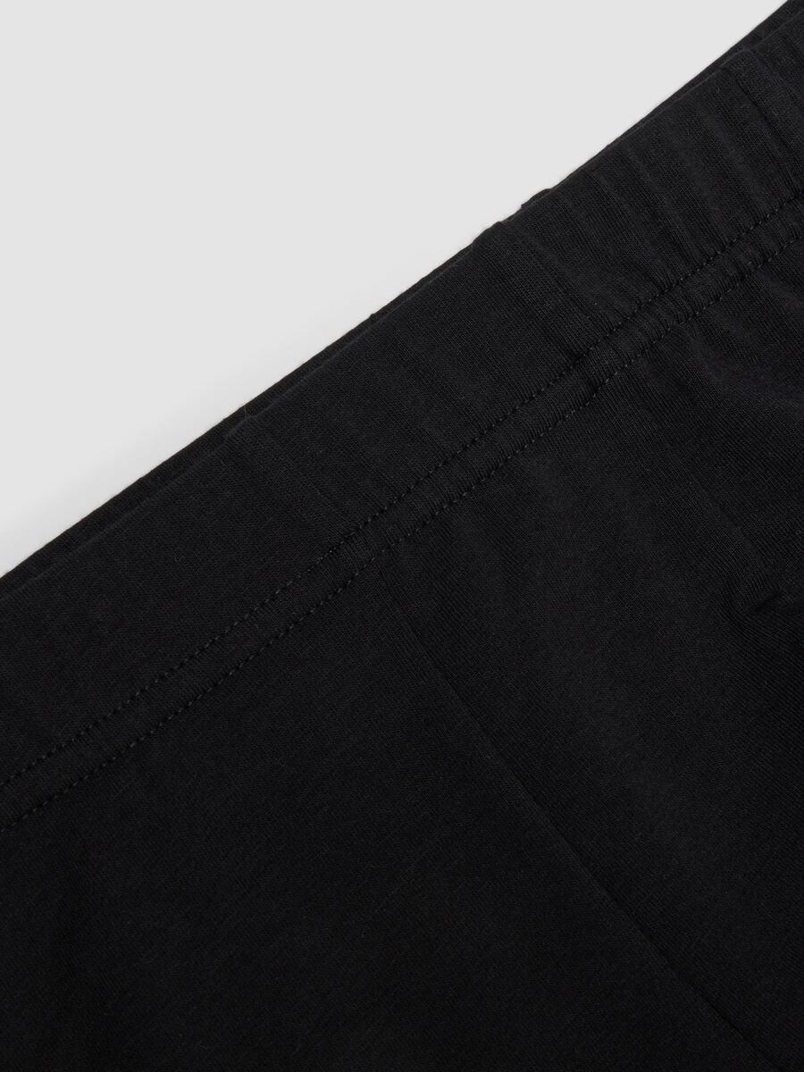 Black organic cotton boxer shorts_5