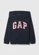 سترة بسحاب كامل مع غطاء رأس وشعار GAP مطرز_0