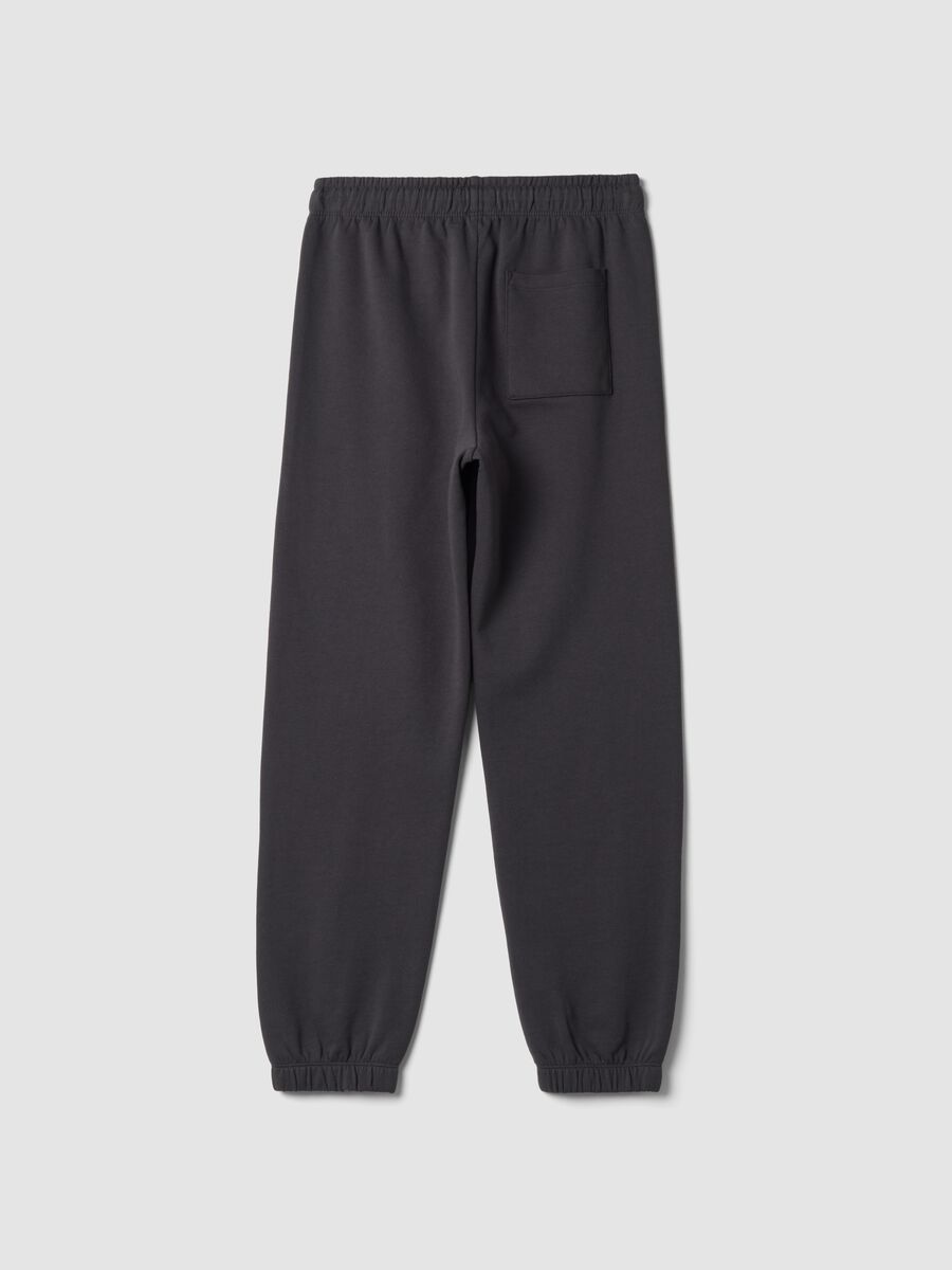 Jogger grigi in puro cotone organico relaxed fit_2