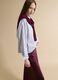 Blue striped pure cotton regular-fit shirt_0