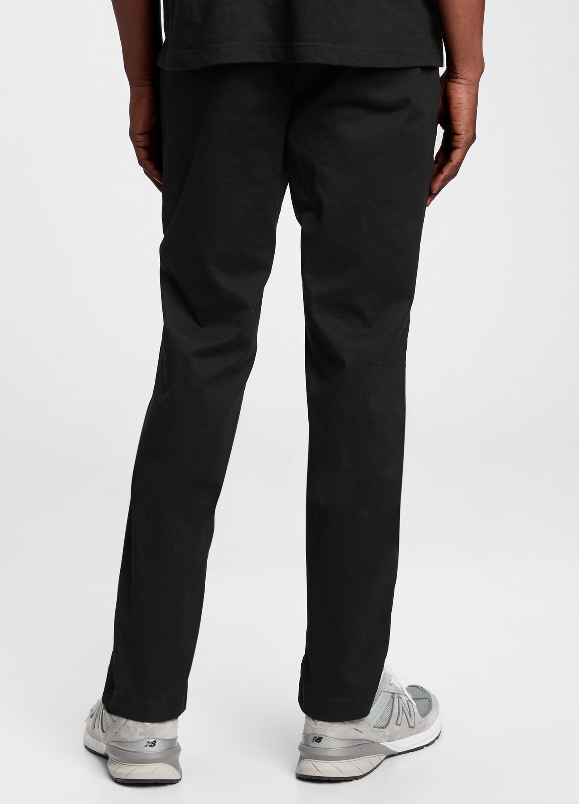 Slim fit, stretch cotton trousers