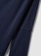 Blue stretch viscose boat-neck T-shirt_1