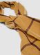 Yellow and blue wool-blend checked scarf_1