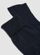 2-pack of long blue stretch cotton socks_1