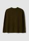Green stretch wool crew-neck jumper_2