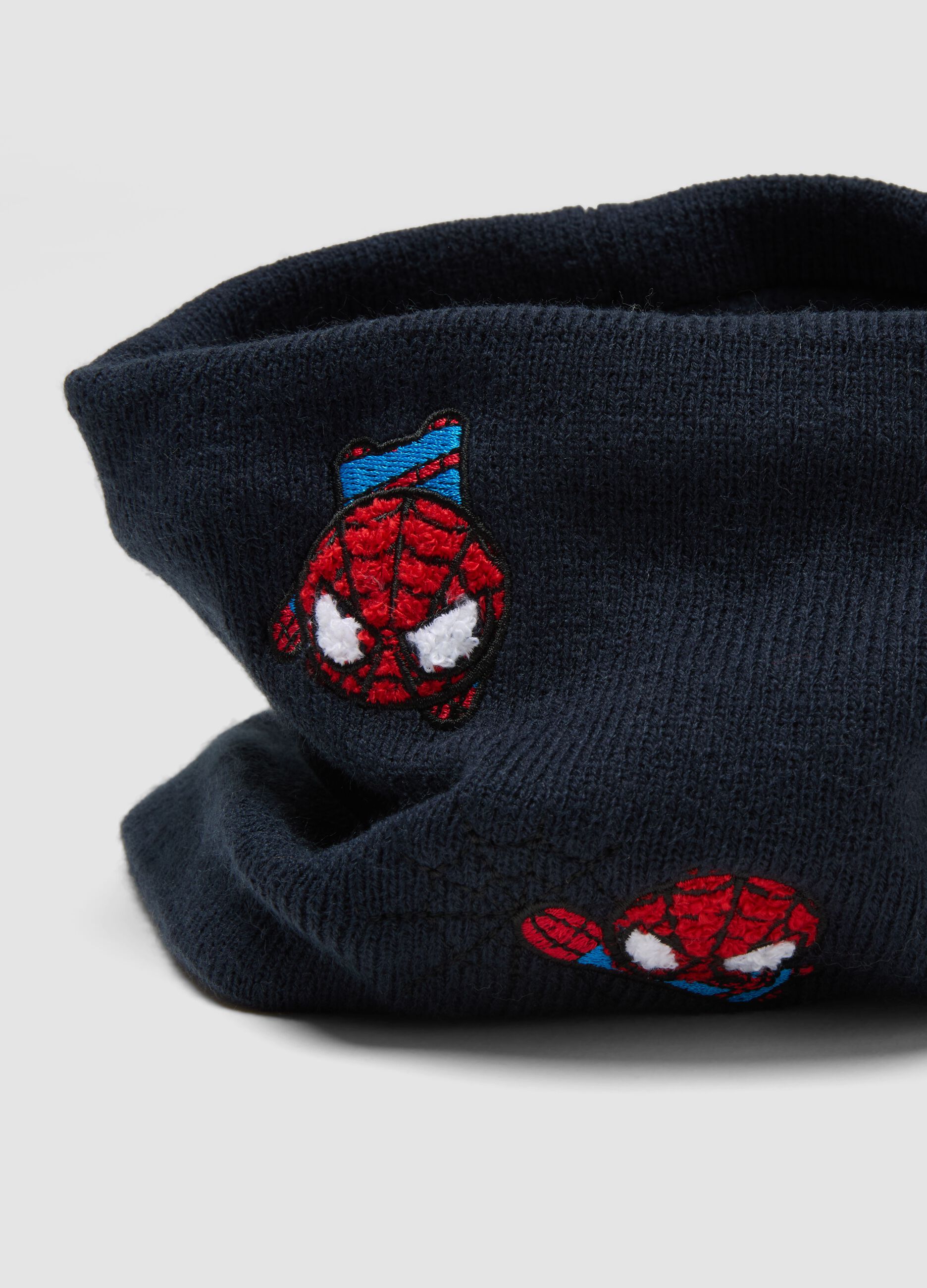 Sciarpa blu con stampa MARVEL Spider-Man