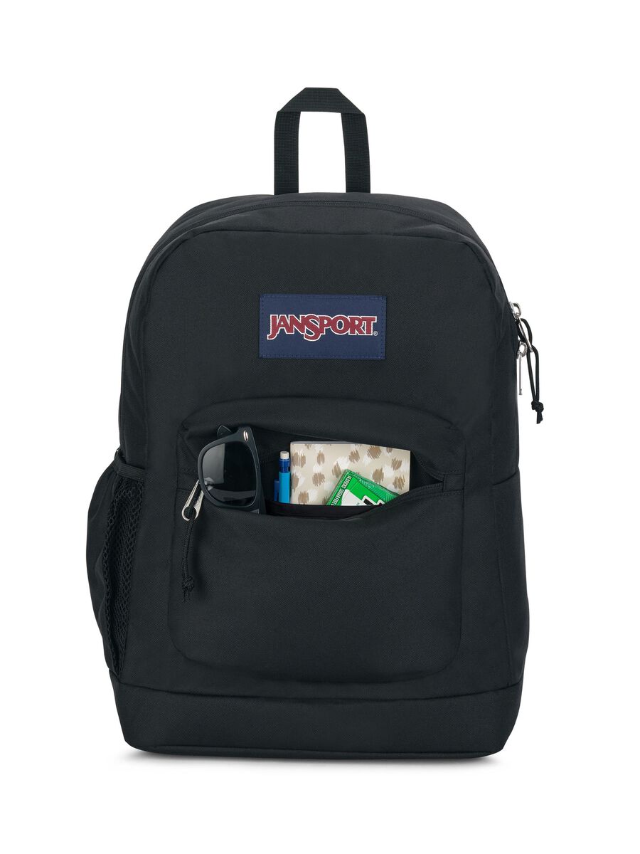 Black Cross Town Plus Unisex Backpack_3