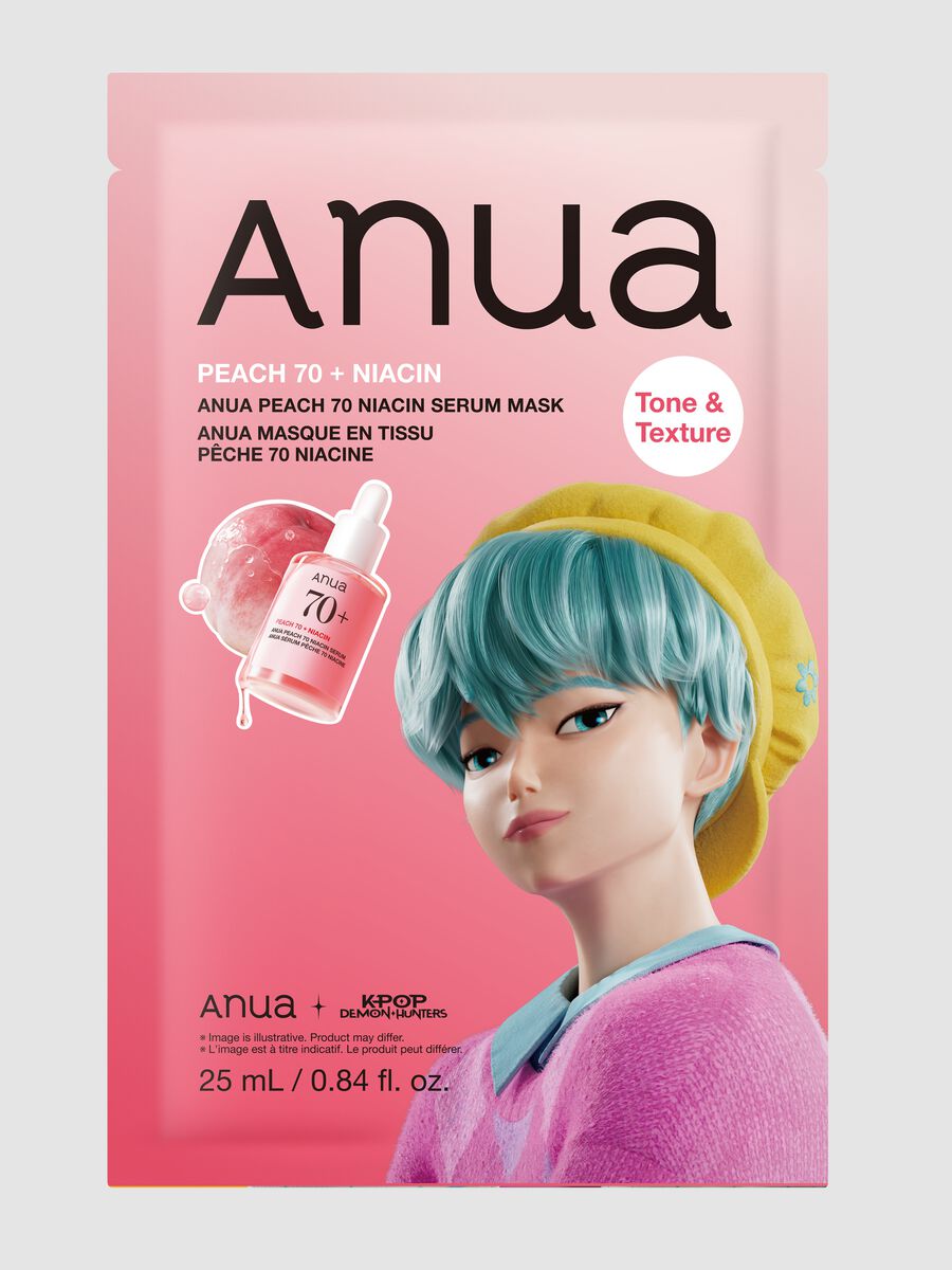 Peach 70 Niacin Serum Face Mask 25 ml | Anua K-Pop Demon Hunters_0